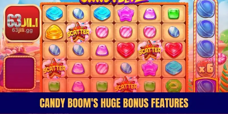 Candy Boom's Huge Bonus Features