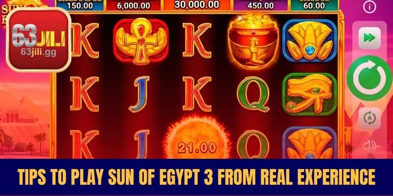 Tips To Play Sun Of Egypt 3 From Real Experience