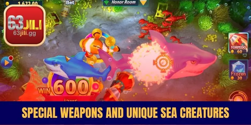 Special Weapons And Unique Sea Creatures