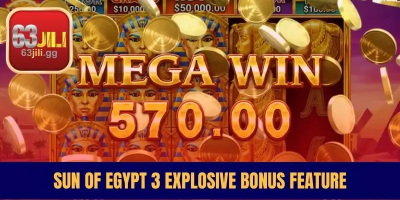 Sun Of Egypt 3 Explosive Bonus Feature
