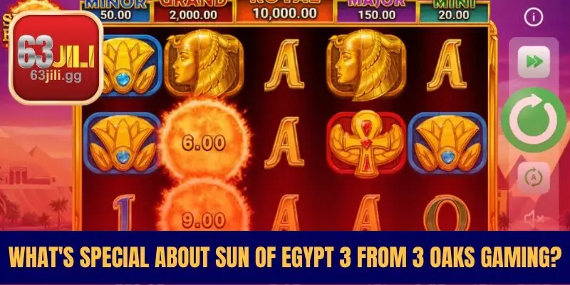What's Special About Sun Of Egypt 3 From 3 Oaks Gaming